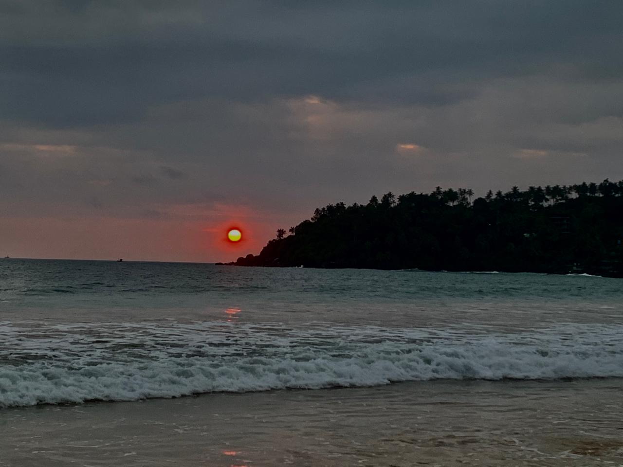 Placeholder: sunset on the south coast